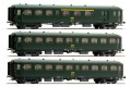 40193 LS Models Set of 3 Passenger cars type Rapide Nord